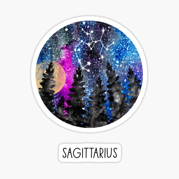 Item preview, Sagittarius Constellation designed and sold by Rosaliartbook.