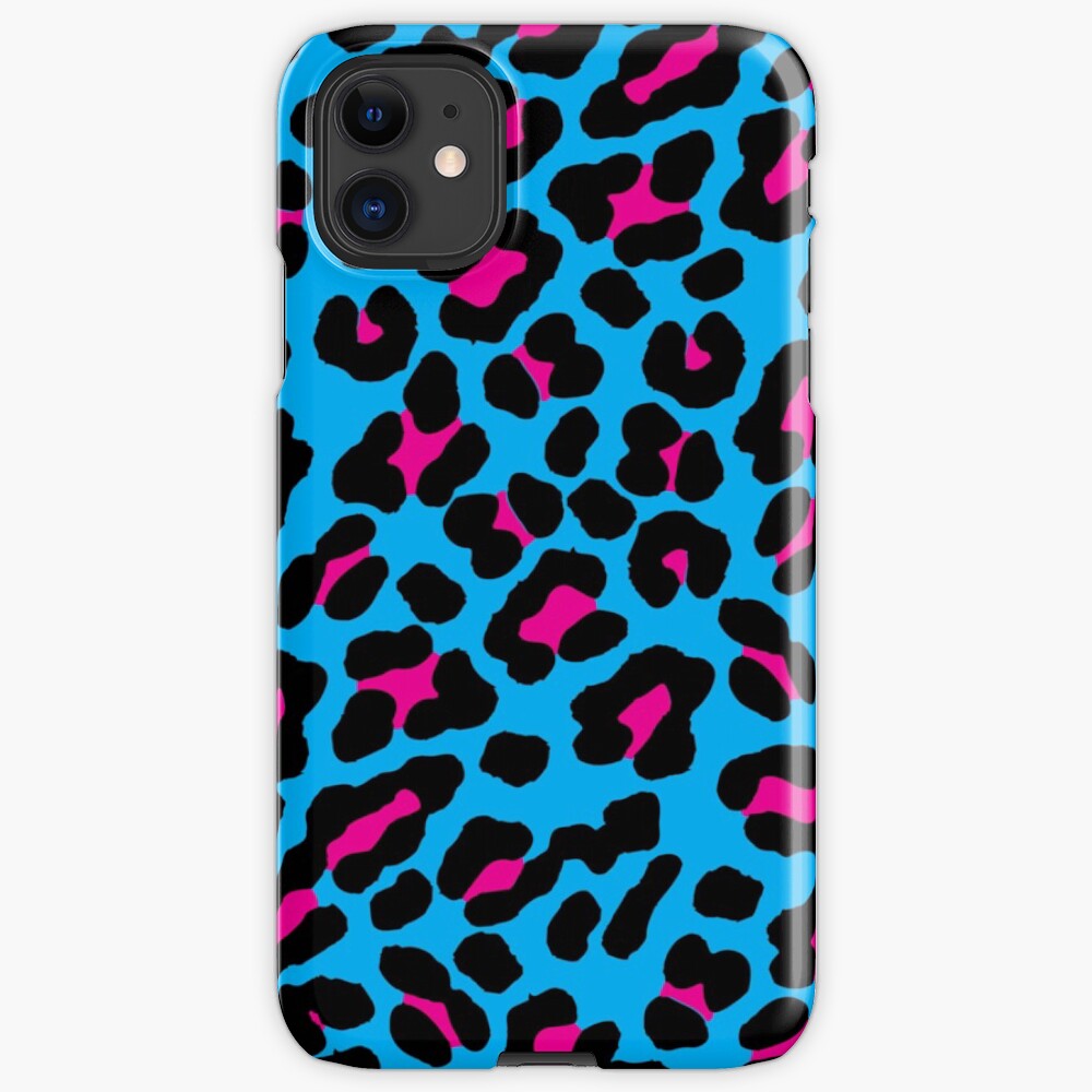 Blue Leopard iPhone Case & Cover