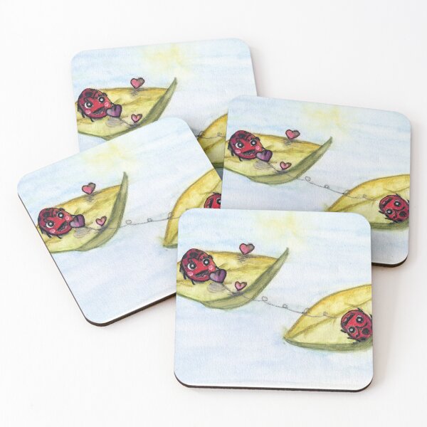 Item preview, Ladybug Lovers - Watercolor designed and sold by JillPillDesign.