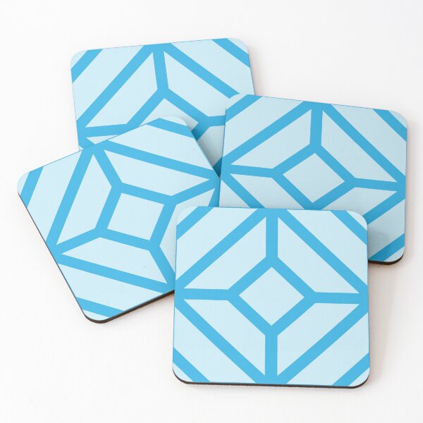 Item preview, Geometric Pattern: Diamond Tile: Light Blue designed and sold by Red Wolf.