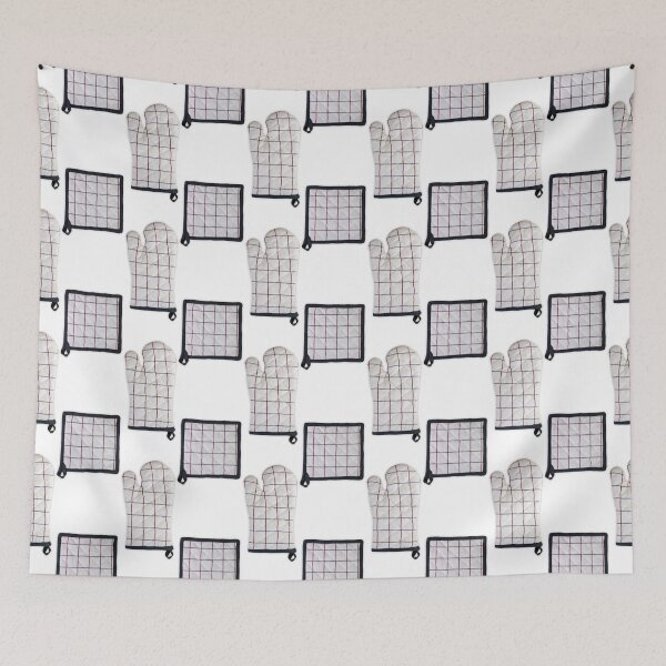 Item preview, Oven Glove and Pot Mitt Holder Polka Dot Pattern designed and sold by MarkUK97.