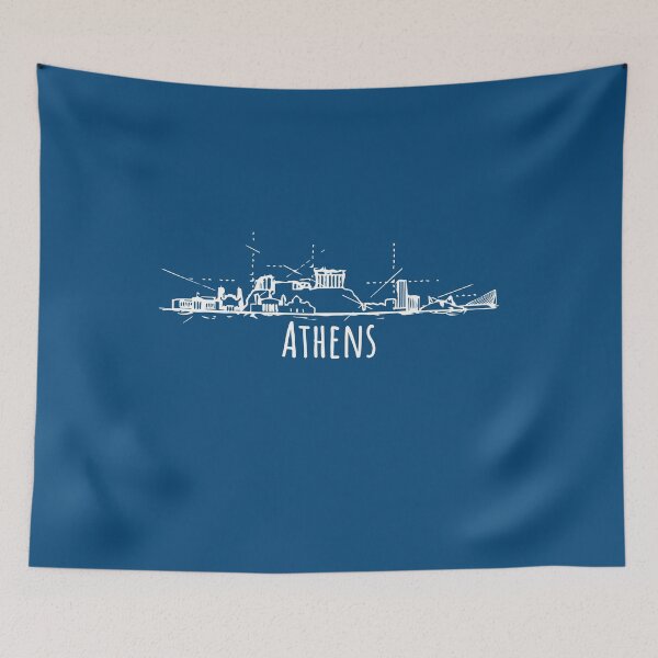 Item preview, Athens city skyline Cool Greece souvenir  designed and sold by IvonDesign.