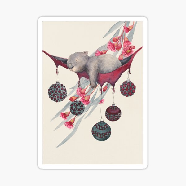 Christmas Siesta Sticker