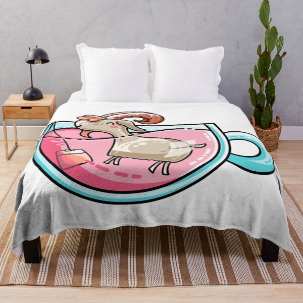 Artikelvorschau, Ziegentee Kawaii Cute Tea Goatee Pun entworfen und verkauft von Flaming Imp.