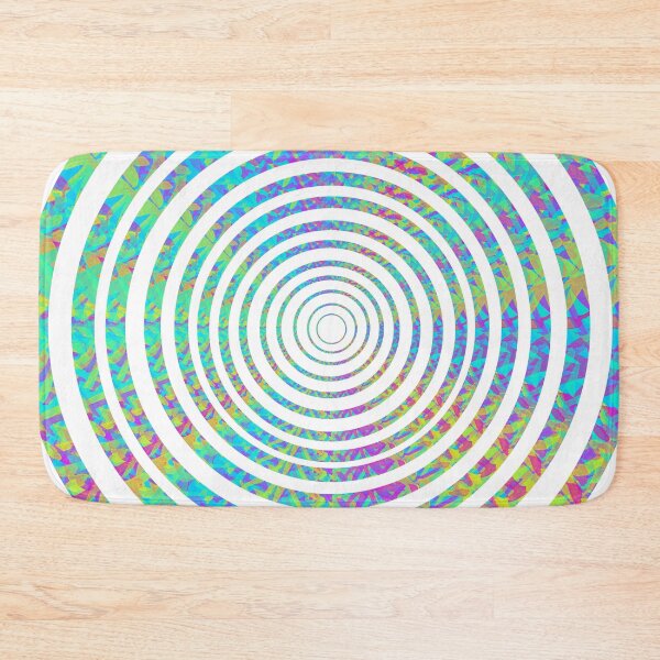 Item preview, Summer Breeze. Colors of summer, blue, yellow, purple, green. designed and sold by innerspectrum.
