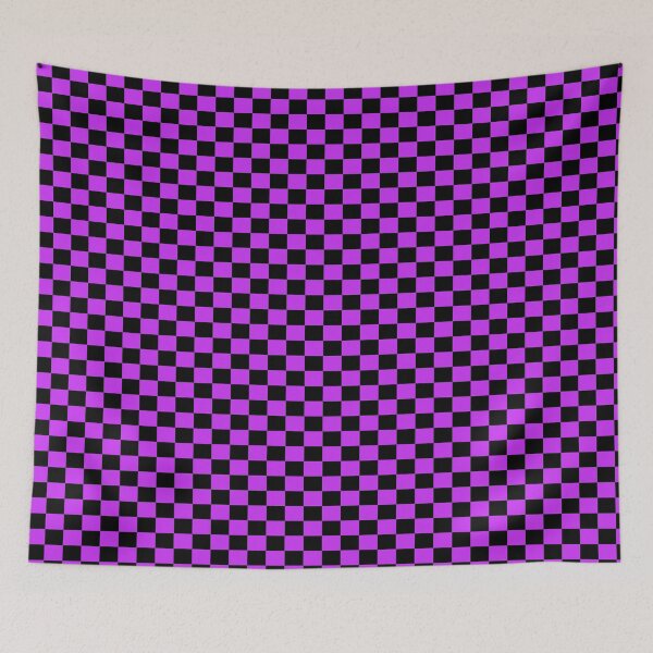 Item preview, Checkered Purple and Black Check designed and sold by deanworld.