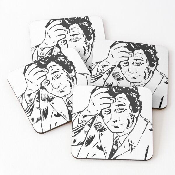 Lieutenant Columbo Portrait Coasters (Set of 4)