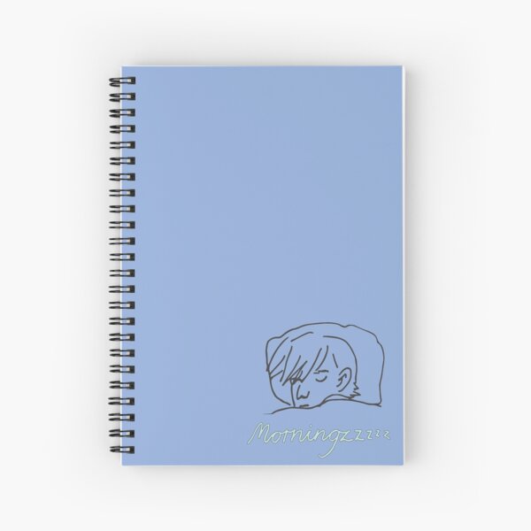 doodles of morning people #3 Spiral Notebook