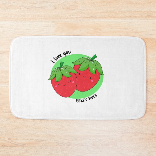 Item preview, Kawaii strawberries. I love you berry much designed and sold by GennyBunny.