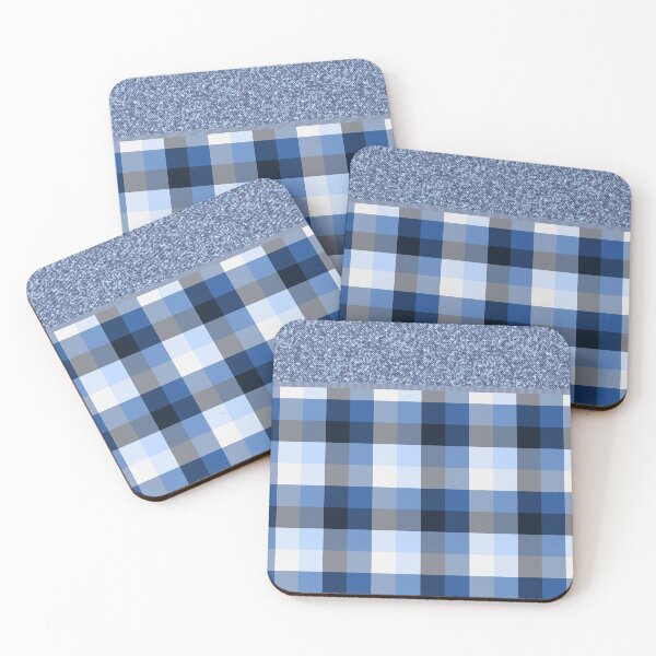 Item preview, Mixed denim and gingham designed and sold by AliensRich.