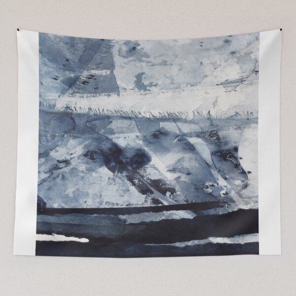 Item preview, navy white abstract designed and sold by ElaSzczepaniak.