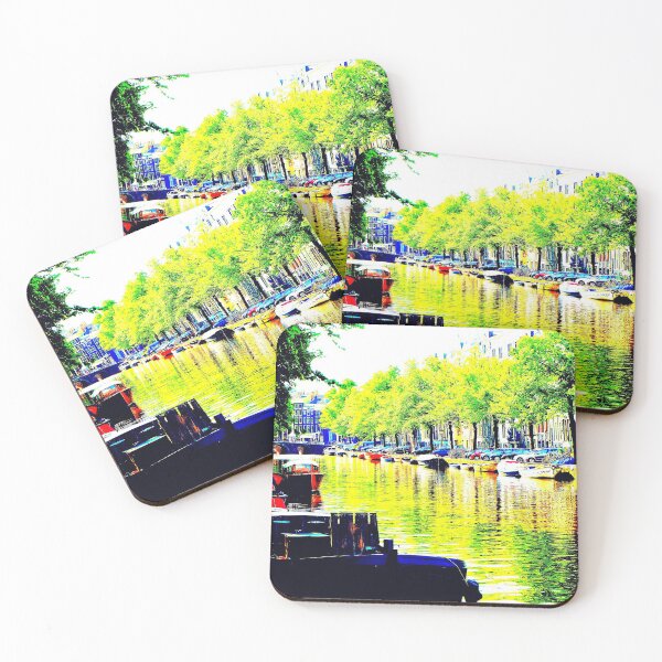 Item preview, Amsterdam canal in autumn colours designed and sold by Michael Ingramm.