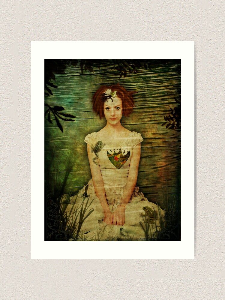 Alternate view of Not Kissing Frogs Art Print