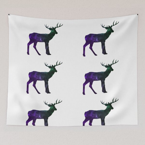 Item preview, Space Silhouette Deer designed and sold by Bloodfire09.