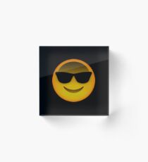 Sunglasses Emoji Acrylic Block