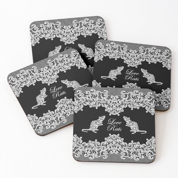 Item preview, Lace rats designed and sold by RatArt Designs.