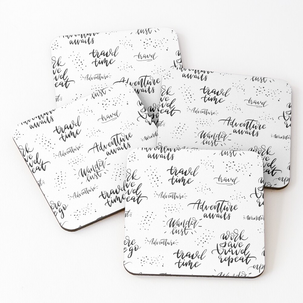 Item preview, Coasters (Set of 4) designed and sold by GrayCatGraphics.