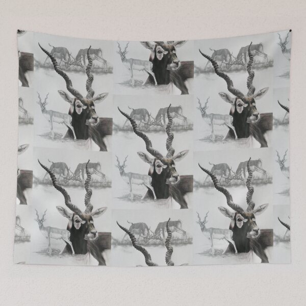 Item preview, Blackbuck Collage designed and sold by BarbBarcikKeith.