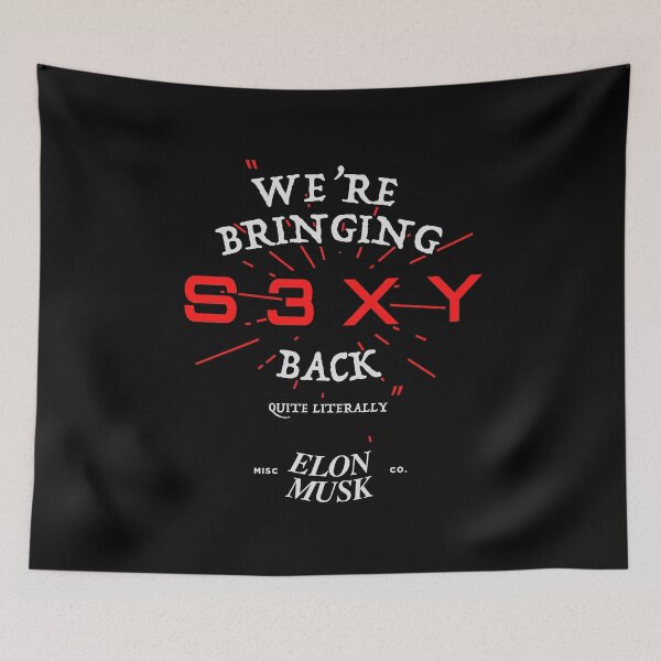Artikelvorschau, Zitate aus: Elon Musk auf S3XY Sticker, Kissen, Geschenken und T-Shirt entworfen und verkauft von Miscellaneous Co..