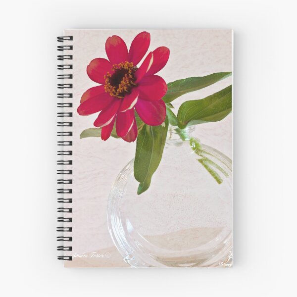 Item preview, Single Pink Zinnia Blossom designed and sold by Sandra Foster.