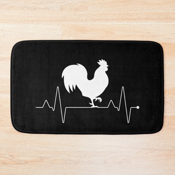 Item preview, EKG I Love Rooster designed and sold by cartoonice.