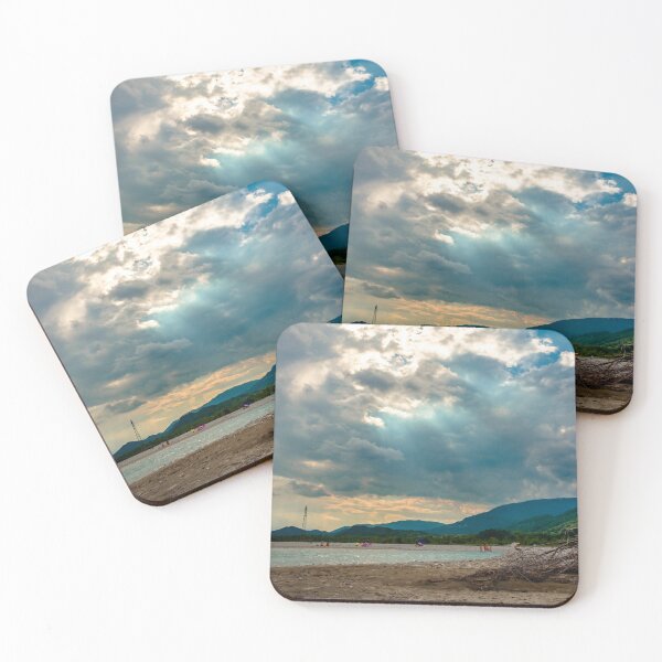 Item preview, Storm over Tagliamento river in an hot summer day designed and sold by zakaz86.