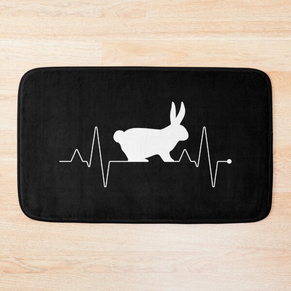 Item preview, EKG I Love Rabbit designed and sold by cartoonice.
