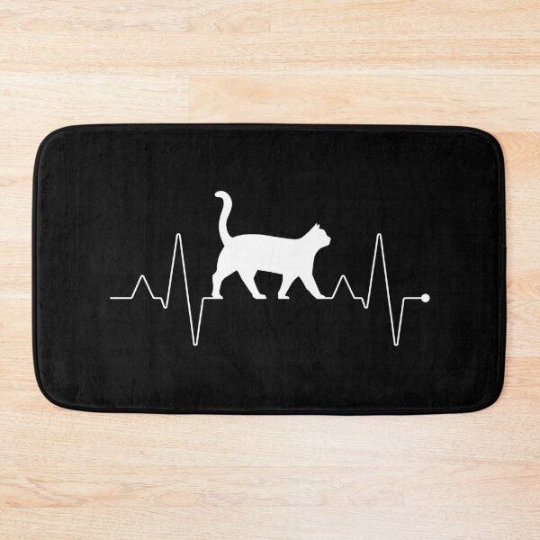 Item preview, EKG I Love Cat designed and sold by cartoonice.