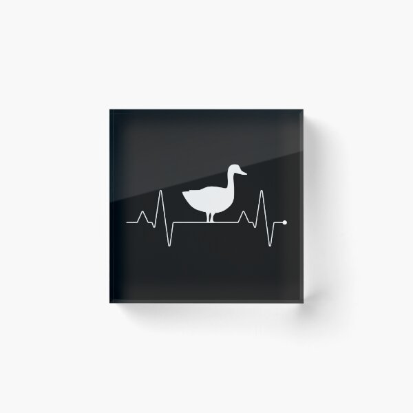 Item preview, EKG I Love Duck designed and sold by cartoonice.
