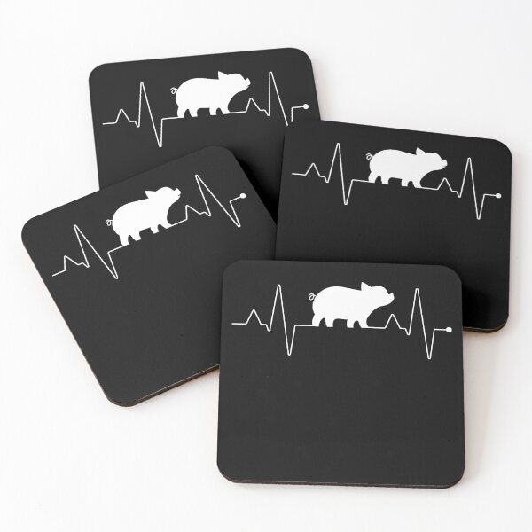 Item preview, EKG I Love Baby Pig designed and sold by cartoonice.