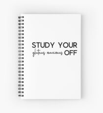 Study Your Gluteus Maximus Off Spiral Notebook