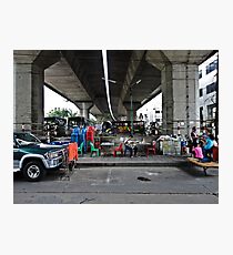 Concrete shelter Photographic Print