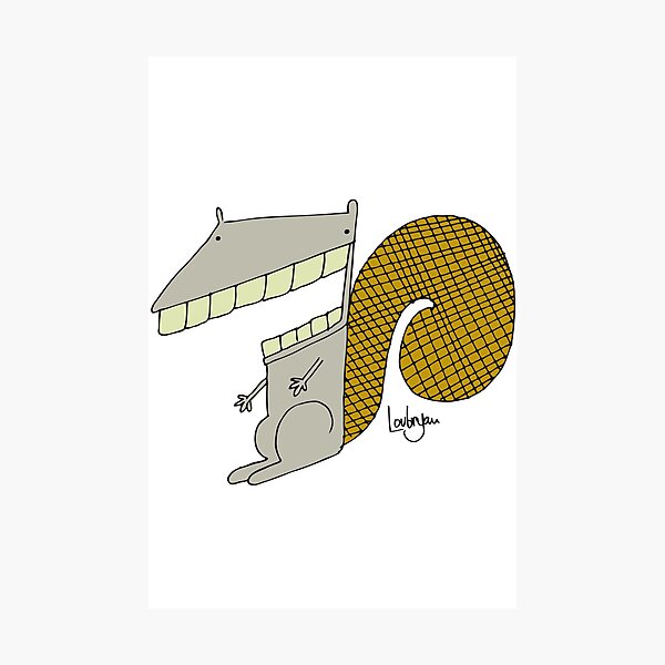 Item preview, Scooter the Squirrel designed and sold by onemonster.