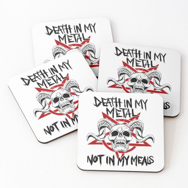Item preview, Vegan Metalhead. Death in metal, not in my meals designed and sold by RAWWR.