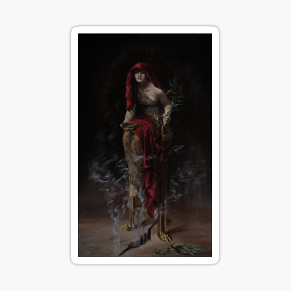 Oracle of Delphi Sticker