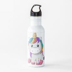 Cutie Pie Unicorn auf einem epischen Shirt | Nur für kluge Leute Trinkflasche