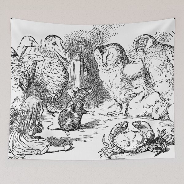 Item preview, The mouse talks to The Dodo and the rest in Alice in Wonderland - John Tenniel designed and sold by Vintage Designs +.