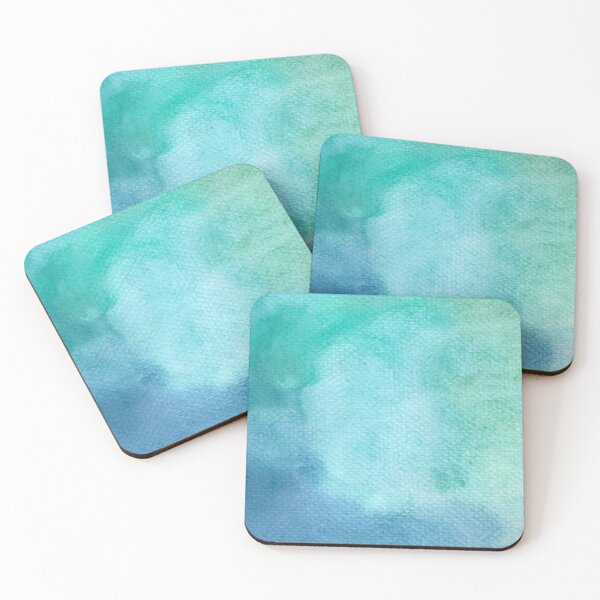 Item preview, Blue Green Turquoise Watercolor Texture designed and sold by Vic Torys ☆.