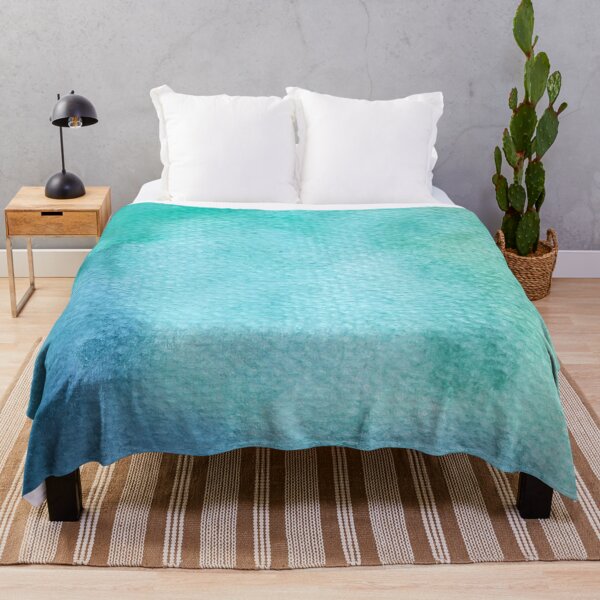 Vista previa del artículo con la obra «Textura de acuarela azul turquesa verde», diseñado y vendido por Vic Torys ☆.