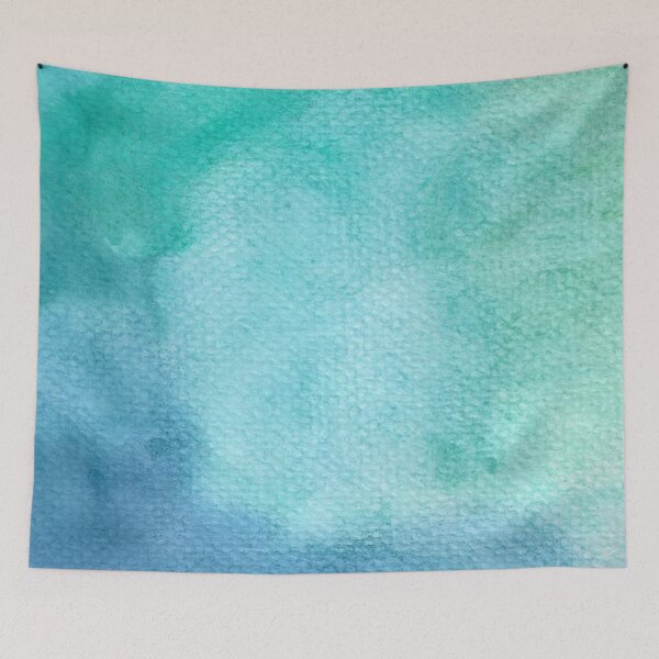 Item preview, Blue Green Turquoise Watercolor Texture designed and sold by Vic Torys ☆.