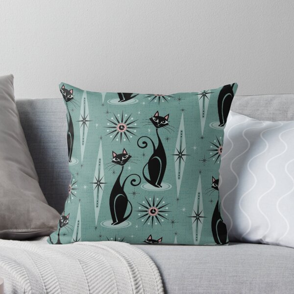Item preview, Mid Century Cats and Clocks III designed and sold by studioxtine.