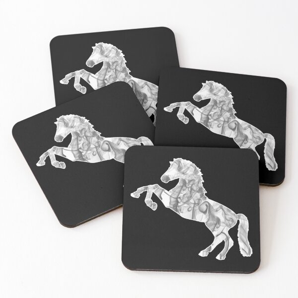 Aperçu de l'œuvre Silhouette de cheval de fumée grise créée et vendue par Darcy777.