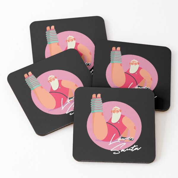 Item preview, Funny Love Santa 80's retro aerobic stretching designed and sold by PincGeneral.
