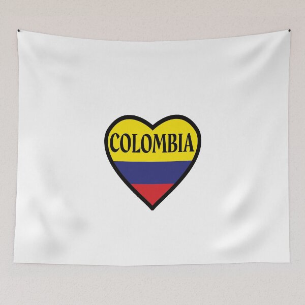 Item preview, COLOMBIA HEART FLAG designed and sold by Timcito.