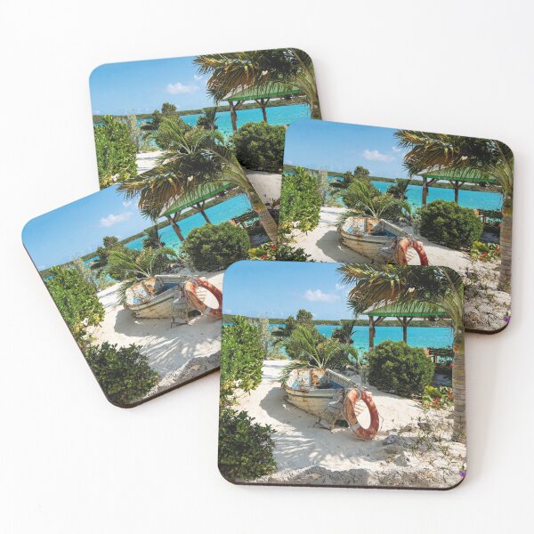 Item preview, Stranded Boat in Paradise designed and sold by Compass and a Camera.
