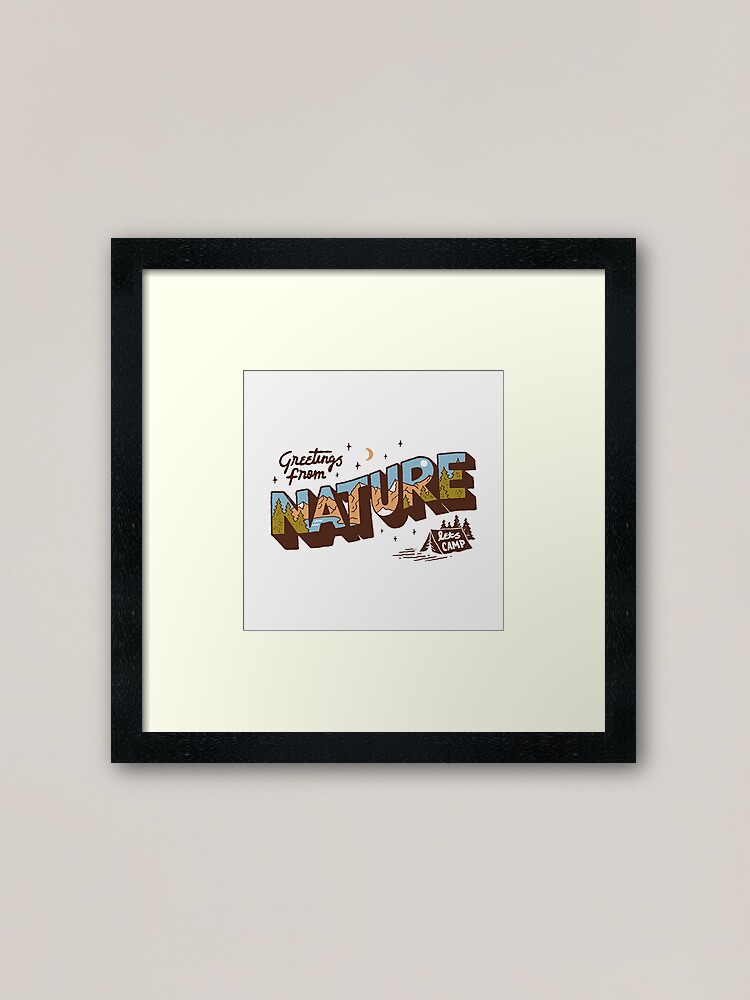Alternate view of Nature Greetings Framed Art Print