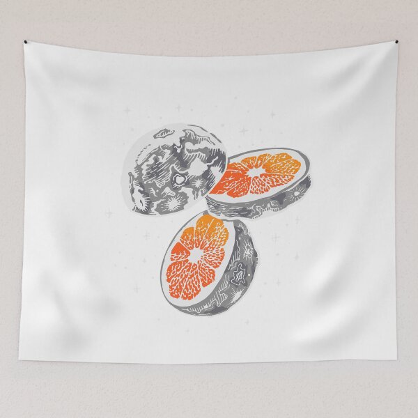 Item preview, Luna naranja designed and sold by Angelandspot.