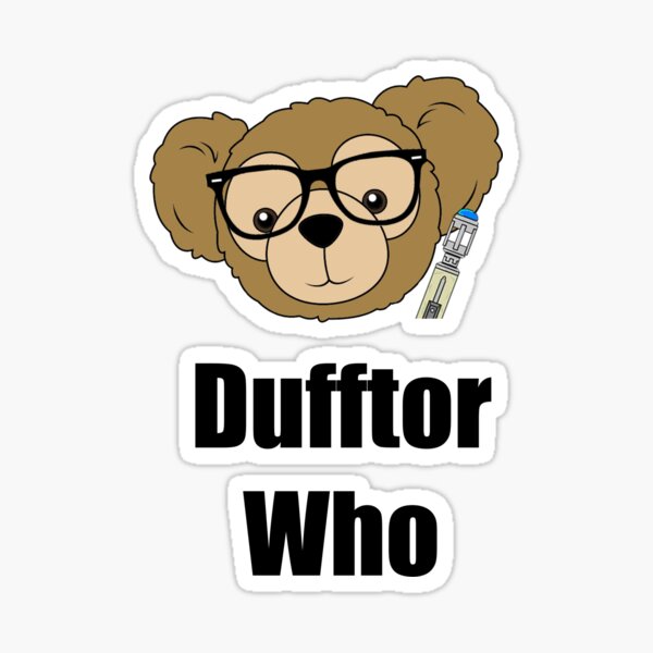 Dufftor Who Sticker