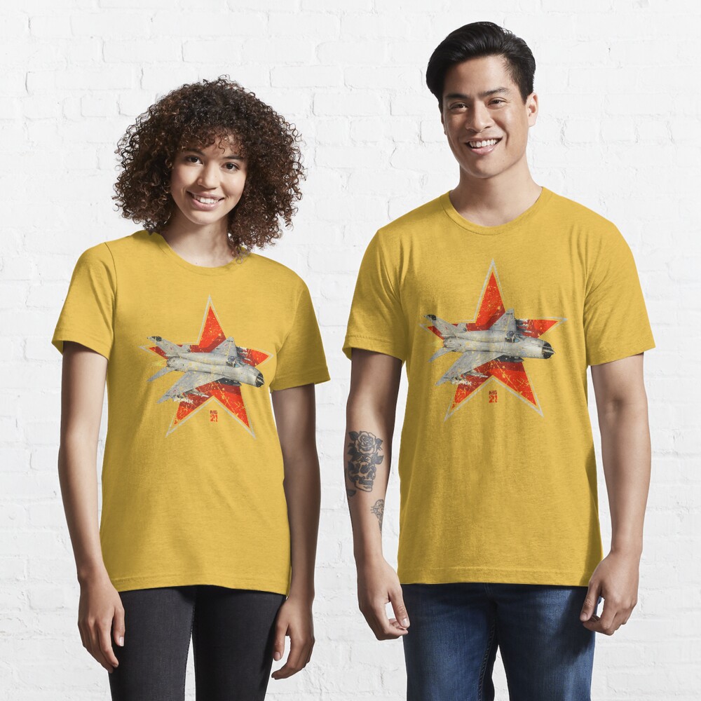 MIG 21 Fighter Jet Classic T-Shirt | Redbubble