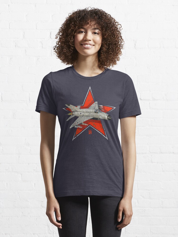 MIG 21 Vintage Fighter Aircraft Kids T-Shirt for Sale by quark